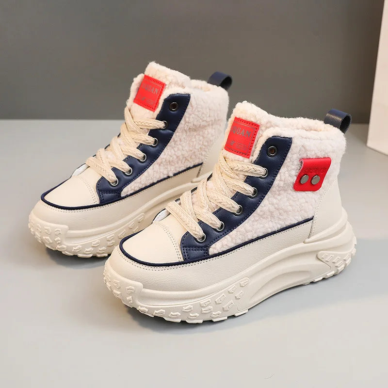 GR | Waterproof Plush Ankle Boots