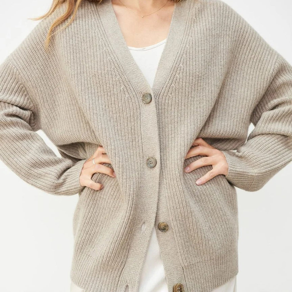 GR | Oversized Cardigan für Damen mit luxuriösem Komfort