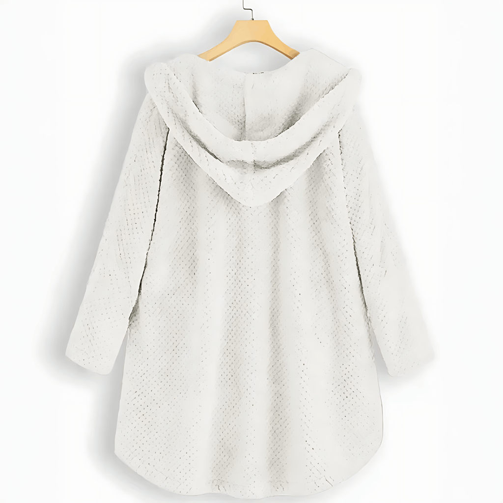 GR | Wärmende Strickjacke mit weichem Futter und Kapuze für Damen