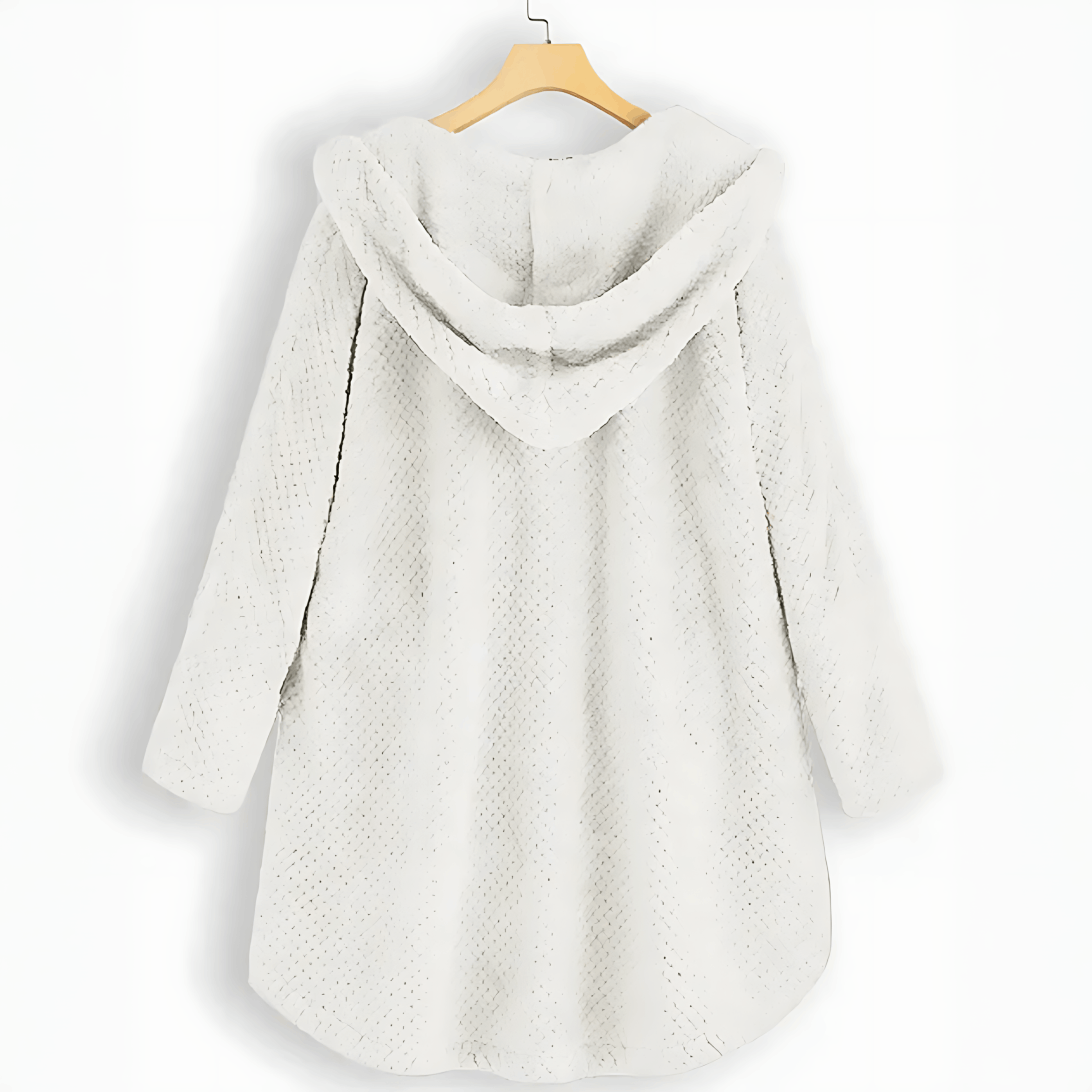GR | Wärmende Strickjacke mit weichem Futter und Kapuze für Damen