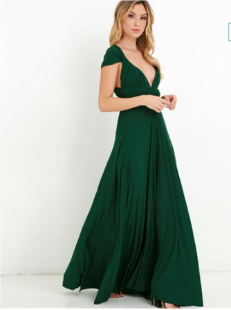 GR | Elegantes Baumwoll Wickelkleid