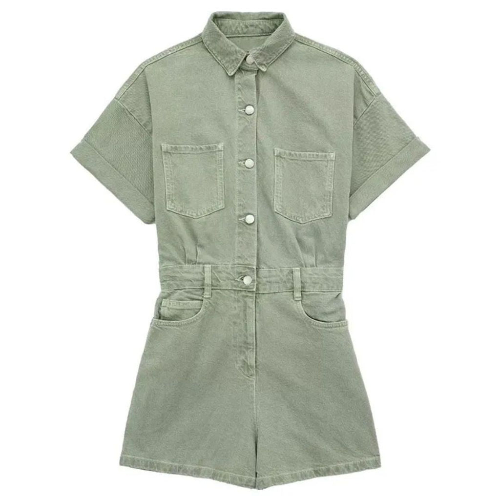 GR | Slim fit & sexy denim jumpsuit