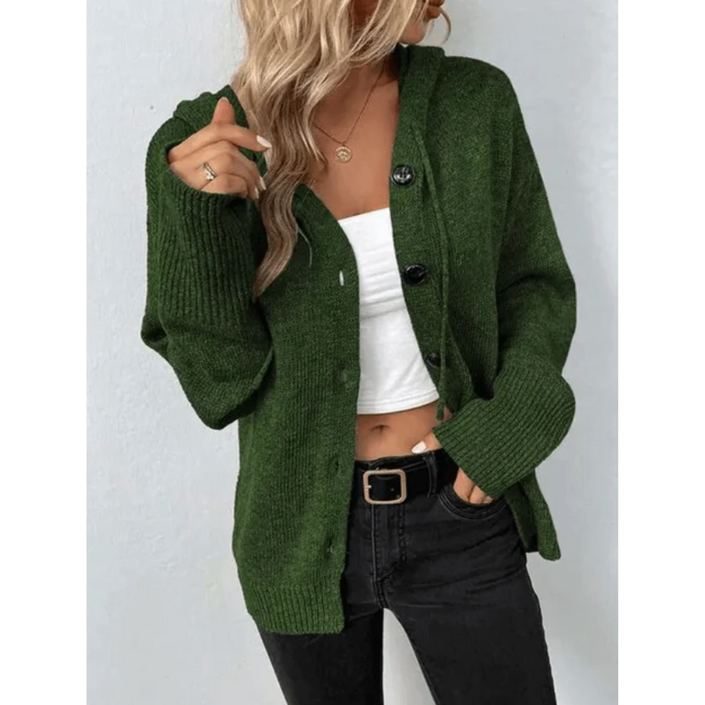 GR | Lightweight Button Cardigan for Women