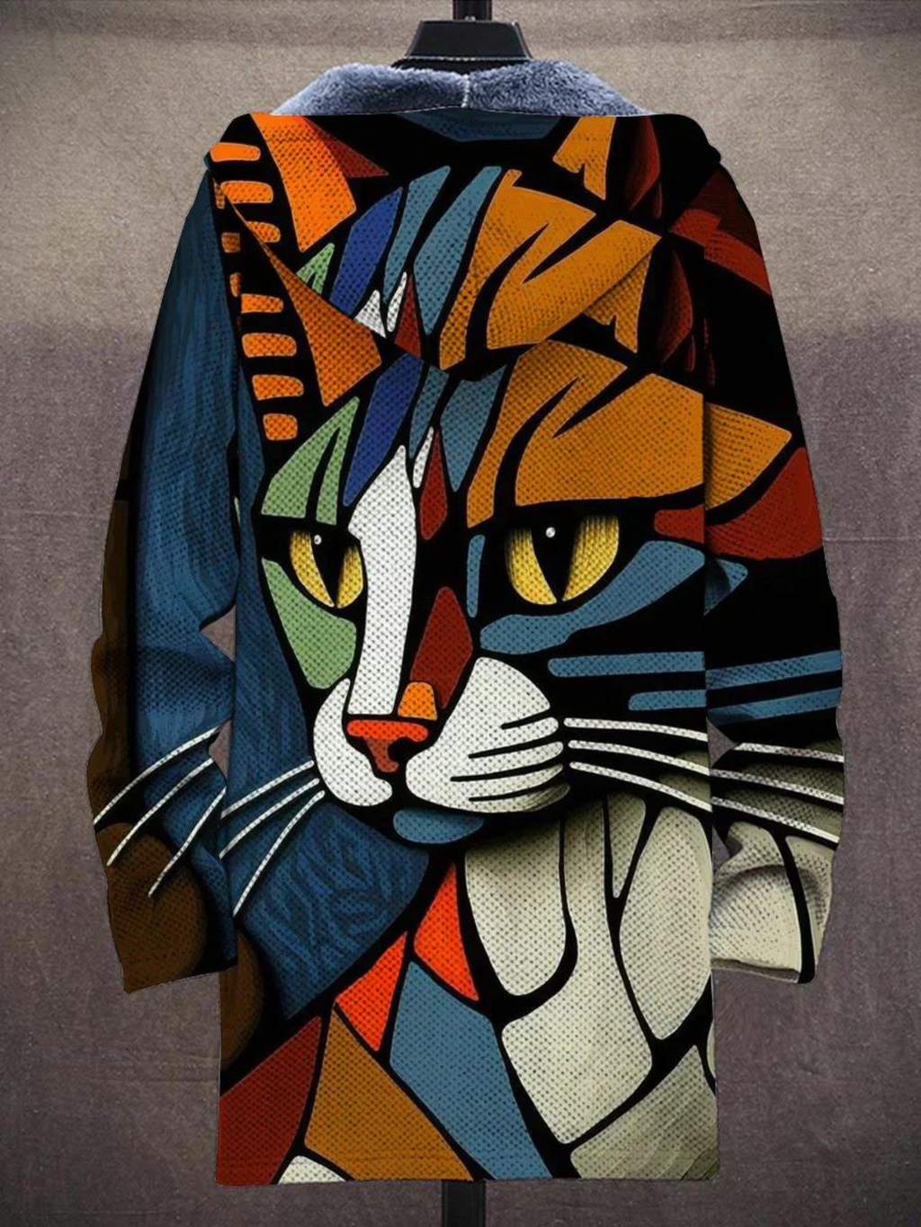 GR | Cozy Artistically Printed Jacket