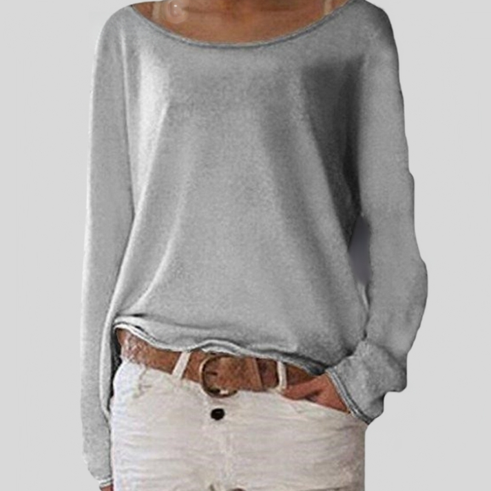GR | Fine knit sweater with round neck