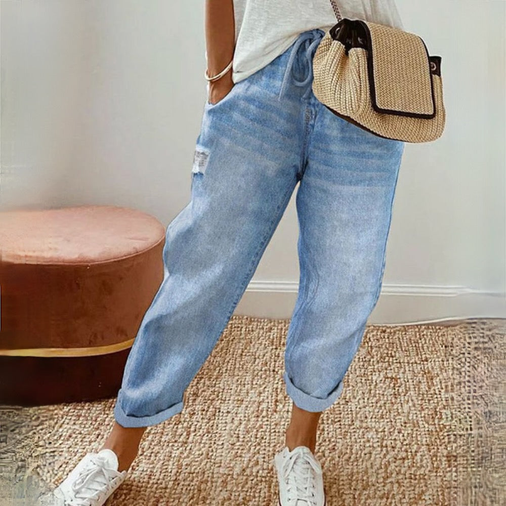 GR | Boho summer trousers made of good fabric, design