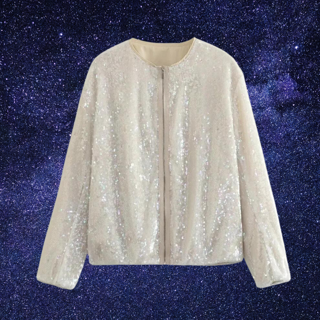 Shiny bomber coat, Main Street