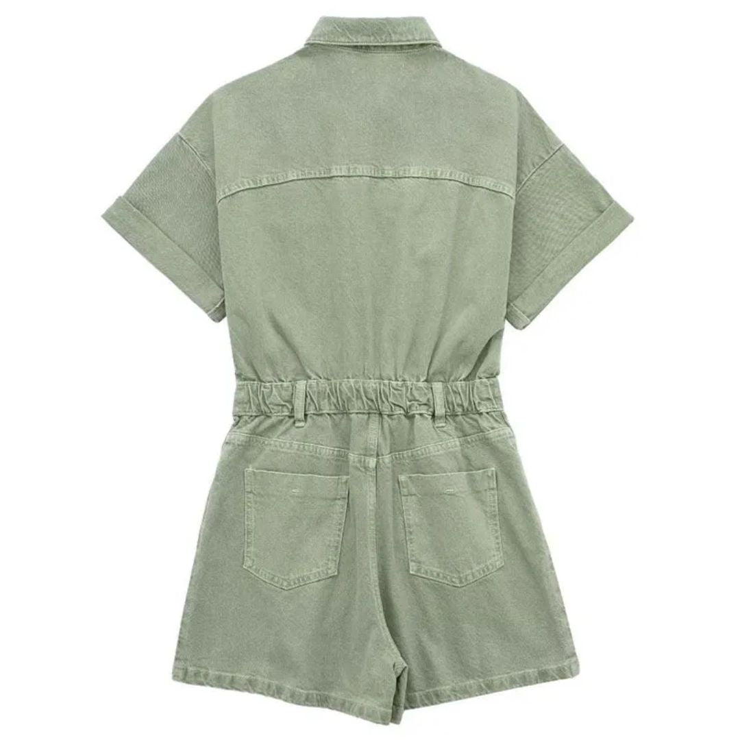 GR | Slim fit & sexy denim jumpsuit