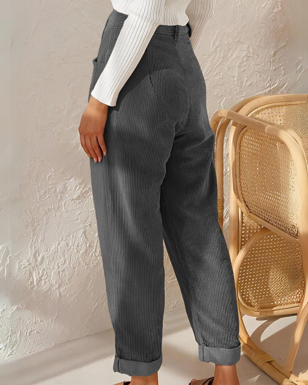 GR - Comfortable corduroy trousers