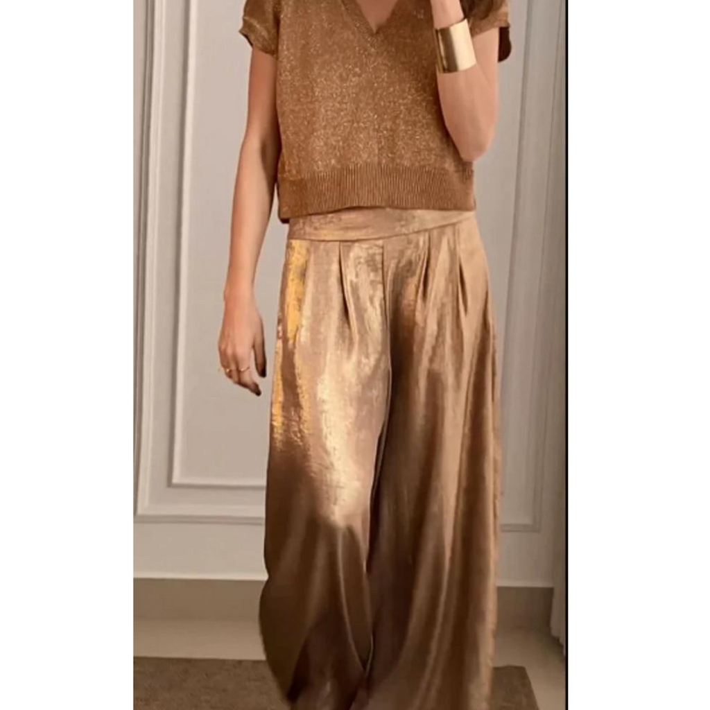 GR | Elegant set consisting of top and trousers