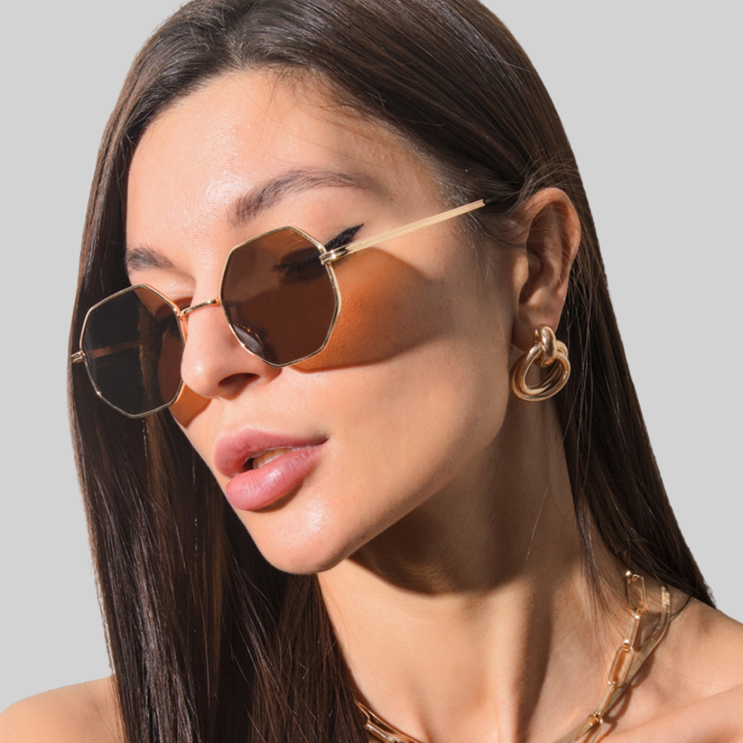 GR Money Sunglasses - Summer - Metal Polygonal