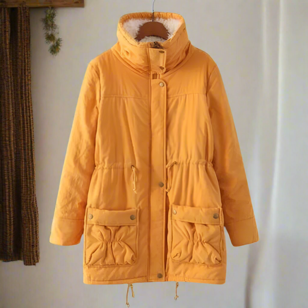 GR | Warm cotton winter jacket for women with hood