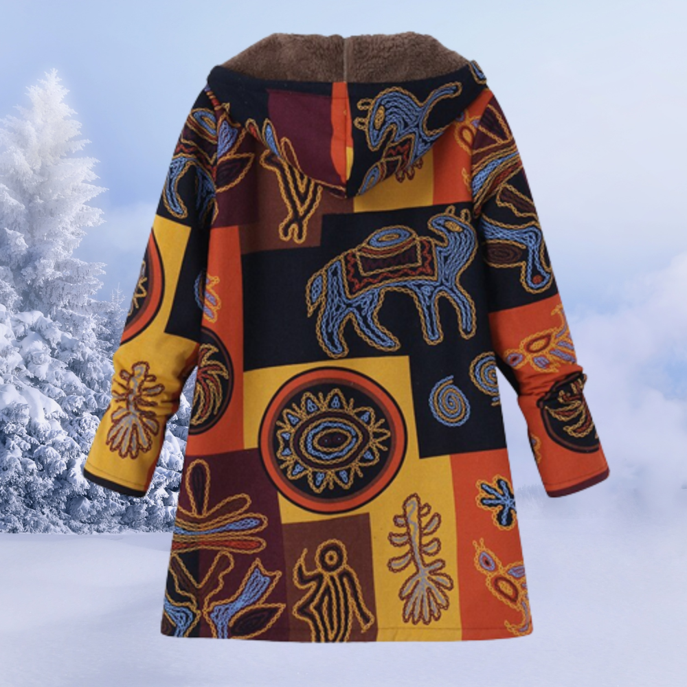 GR | Warm winter jacket with fur lining for women