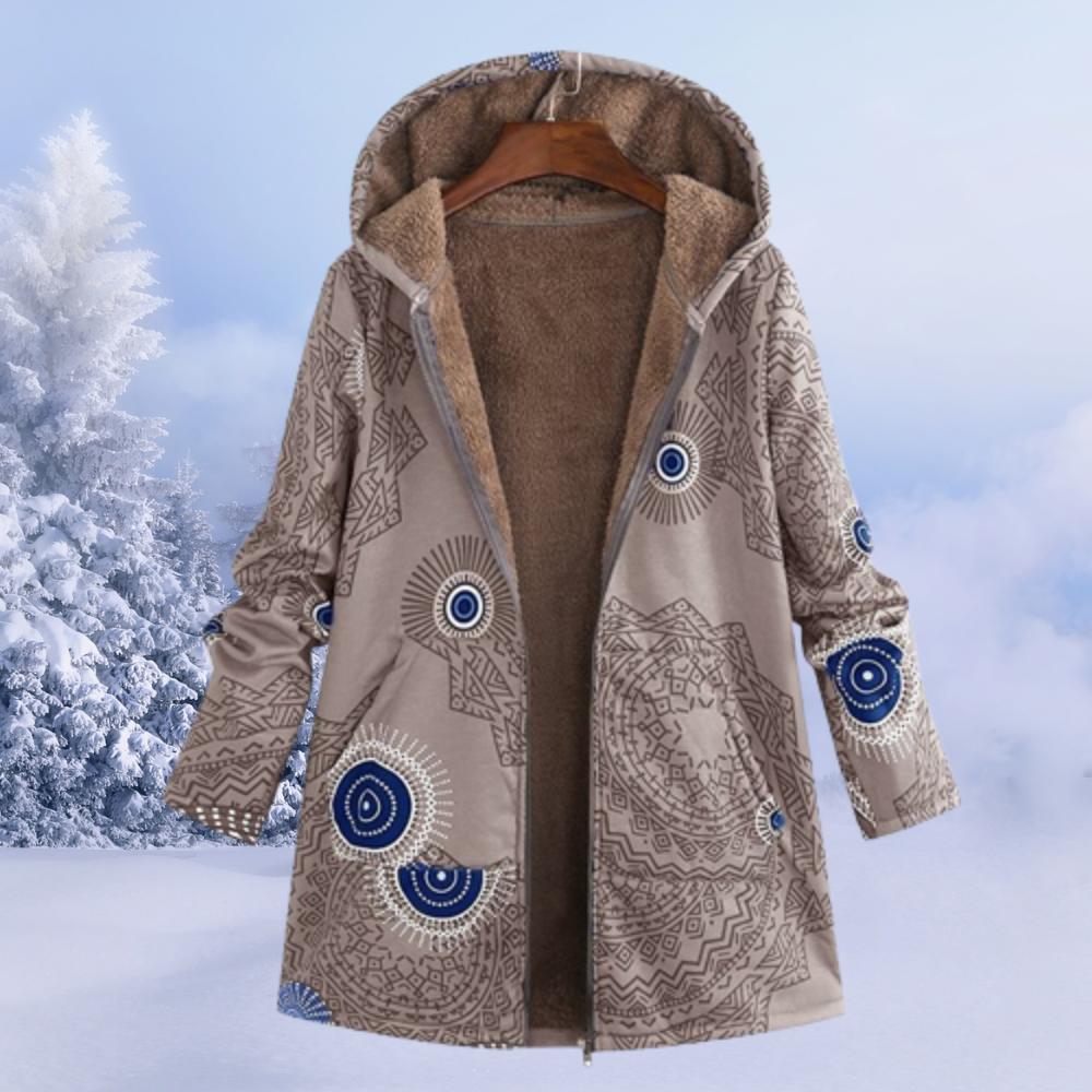 GR | Warm winter jacket with fur lining for women