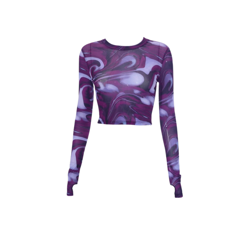 GR Top - Vintage - Transparent Mesh Shirt