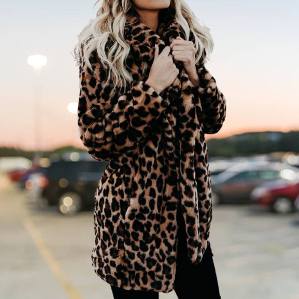GR - The best cuddly elegance winter plush fur jacket