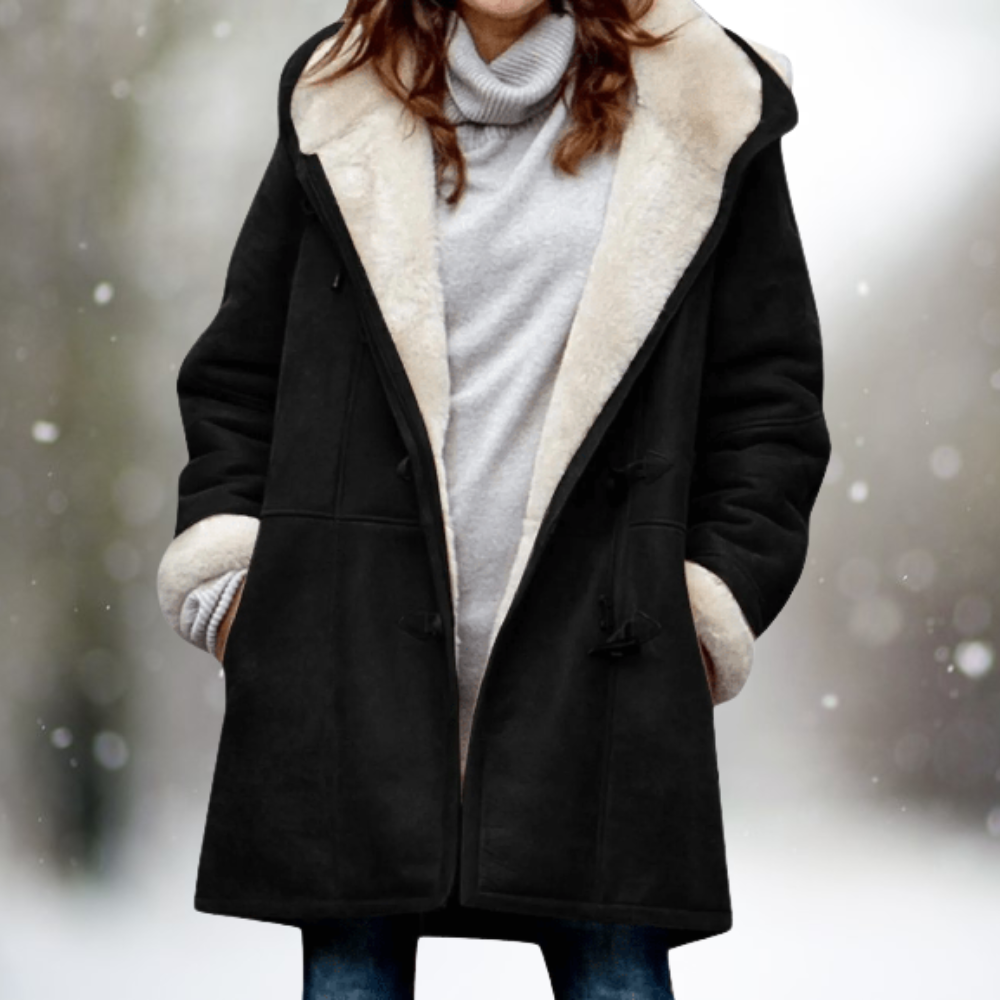 GR - Stylischer ethnischer Knopf-Hoodie-Cardigan für Frauen