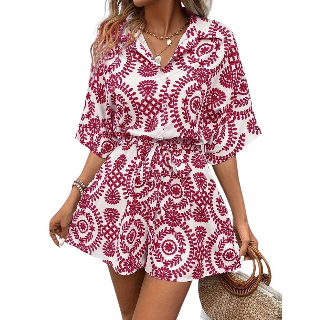 GR Jumpsuit - Vintage - Short sleeves with belt
