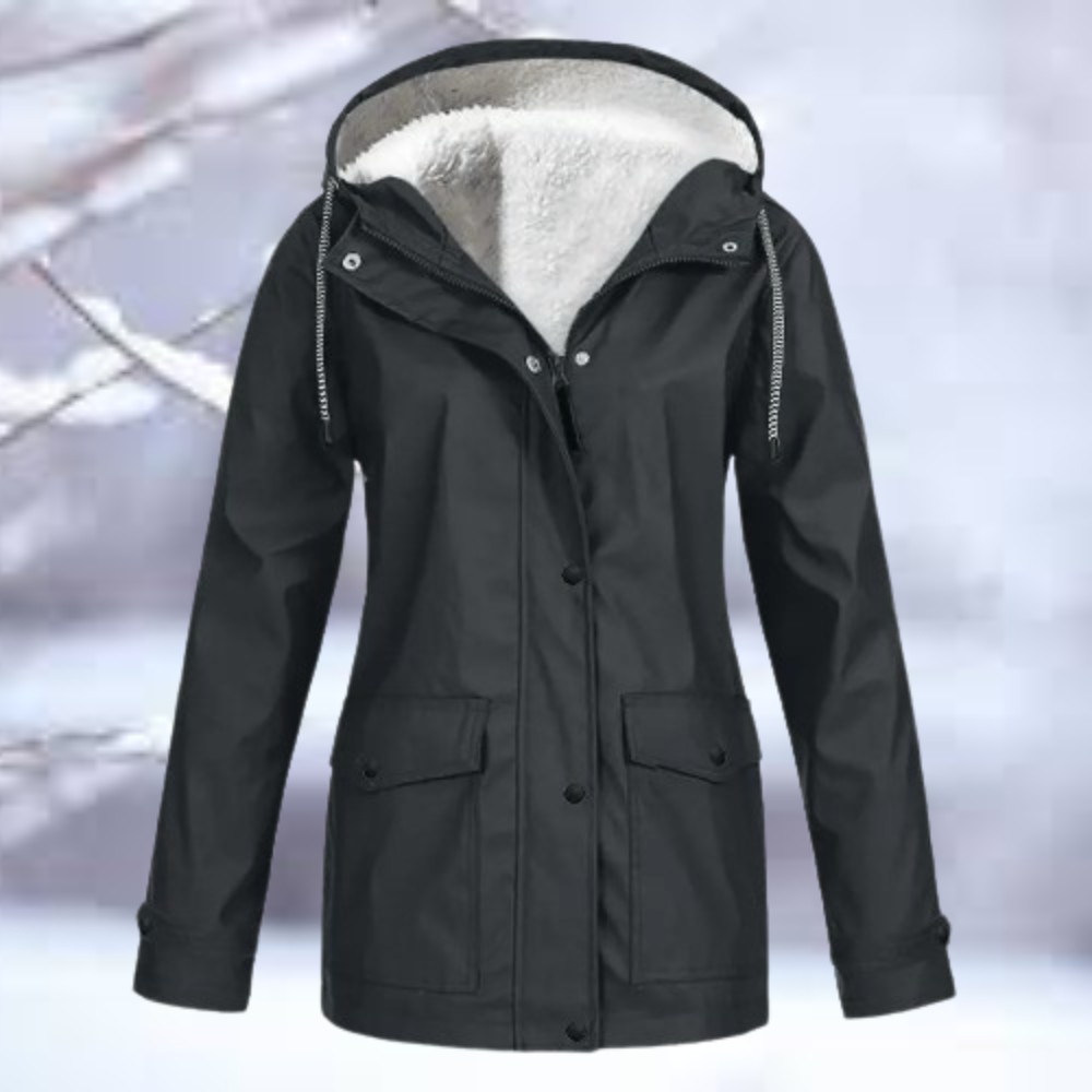 High-quality, mountain-suitable, waterproof hooded jacket