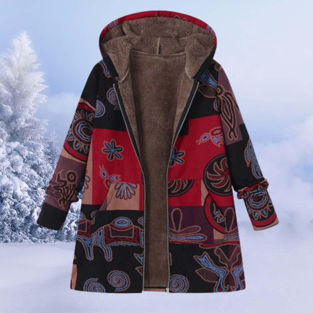 GR | Warm winter jacket with fur lining for women