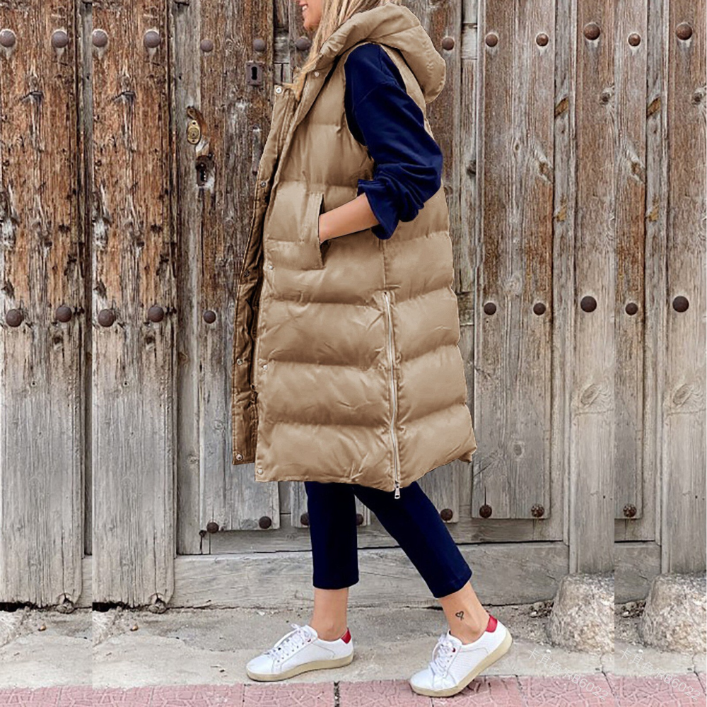Sleeveless warm jacket