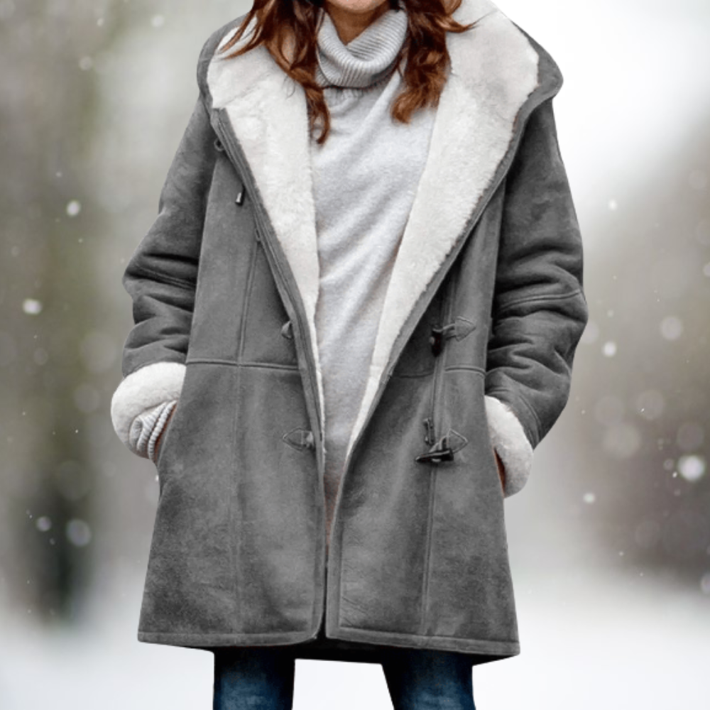 GR - Stylischer ethnischer Knopf-Hoodie-Cardigan für Frauen