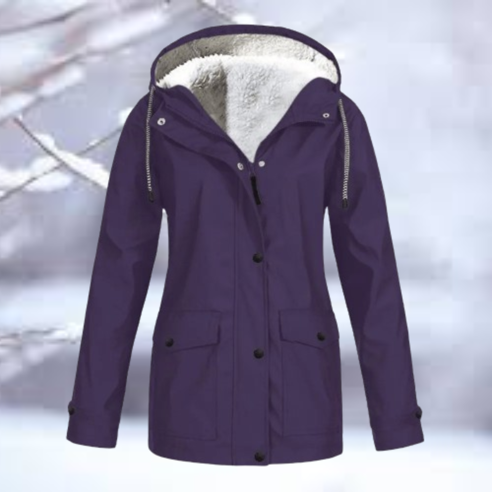High-quality, mountain-suitable, waterproof hooded jacket