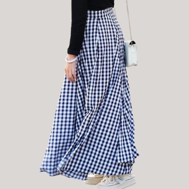 GR | Maxi skirt with high waist