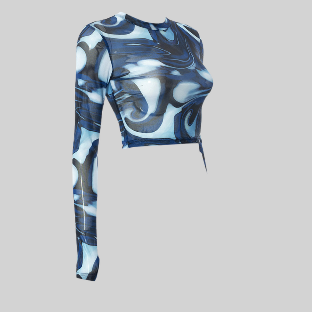GR Top - Vintage - Transparent Mesh Shirt