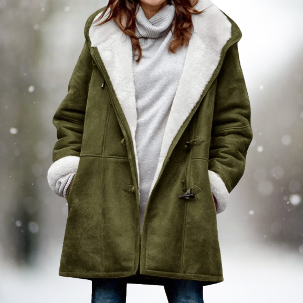 GR - Stylischer ethnischer Knopf-Hoodie-Cardigan für Frauen