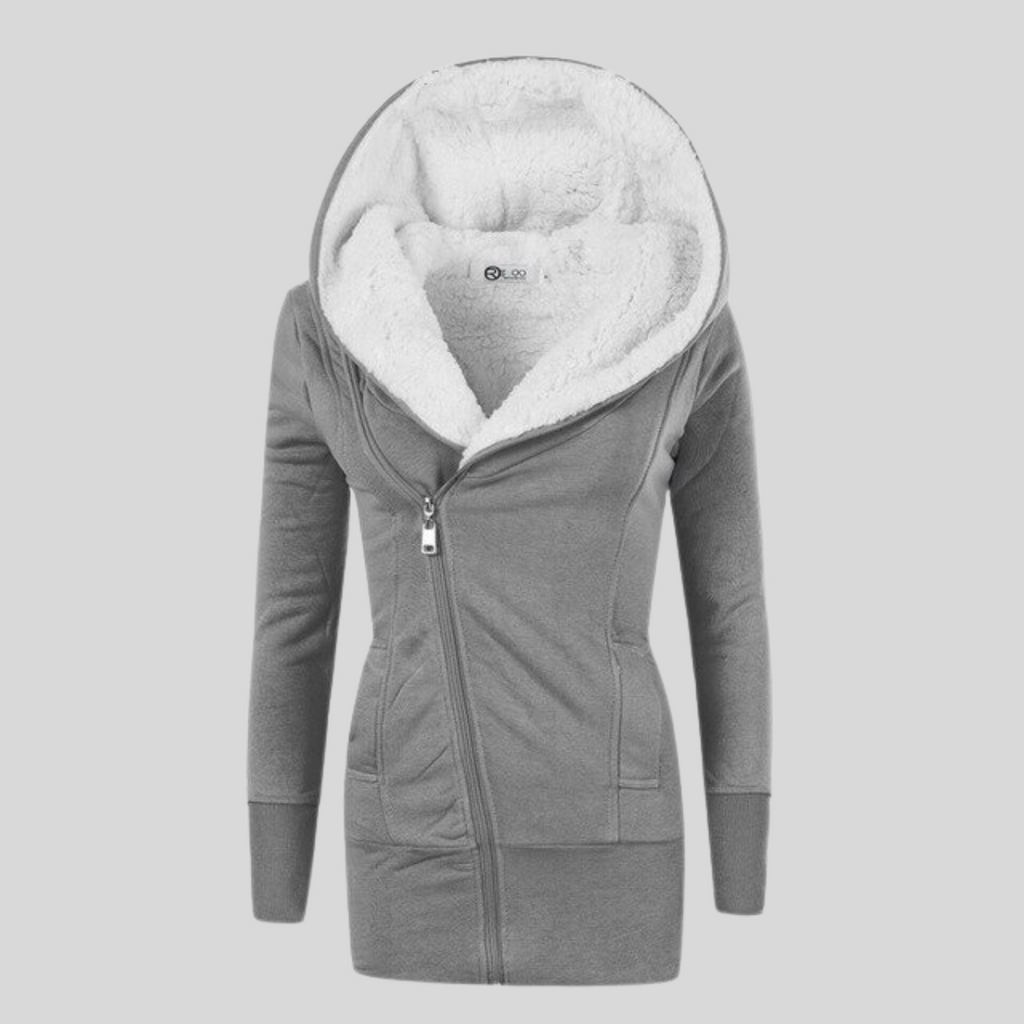 GR - Dames Vest Met Capuchon Van Fleece