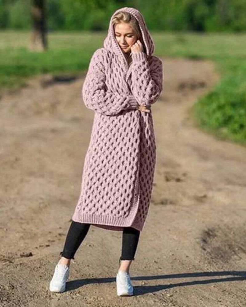 GR Lange Strickjacke