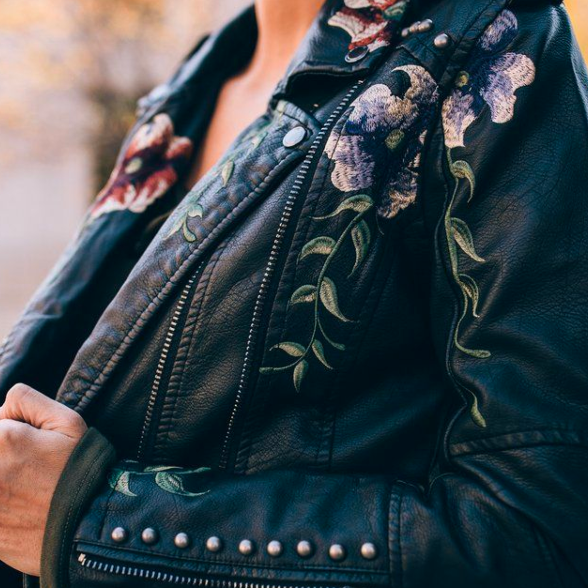 GR | Stylish floral jacket for women