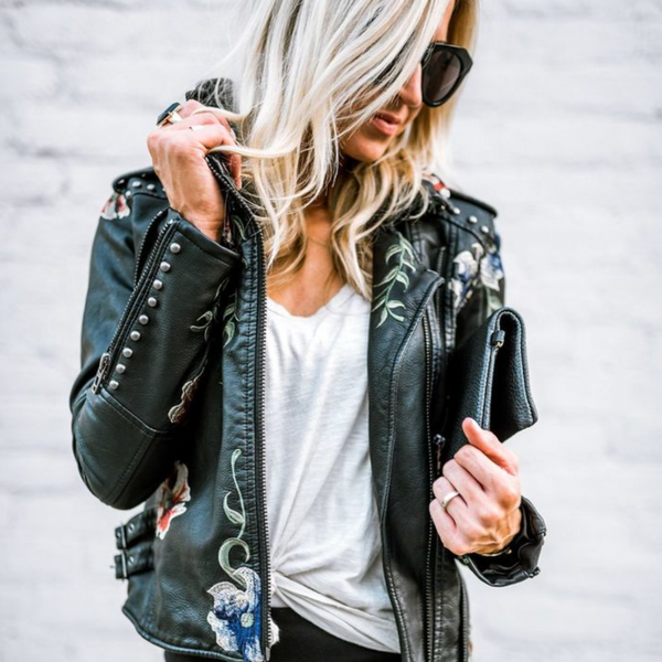 GR | Stylish floral jacket for women