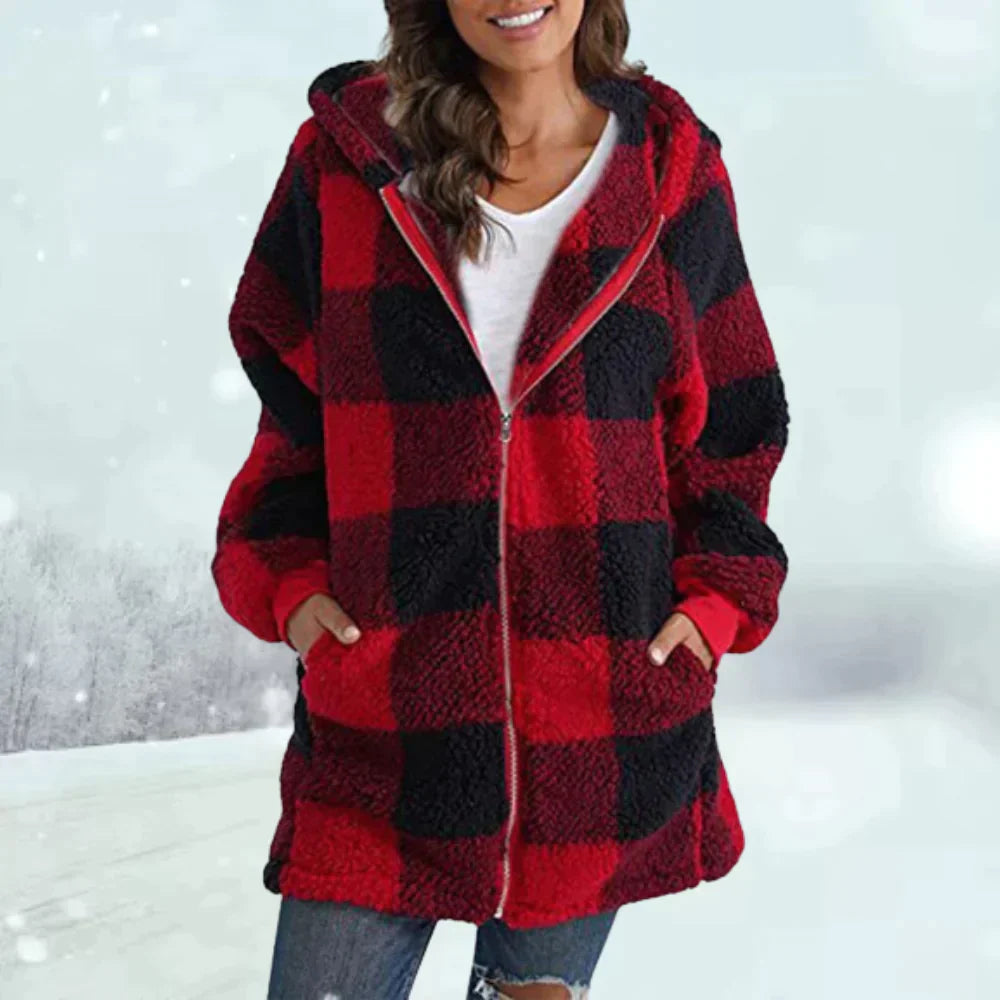 GR | Checkered winter jacket for a timeless look