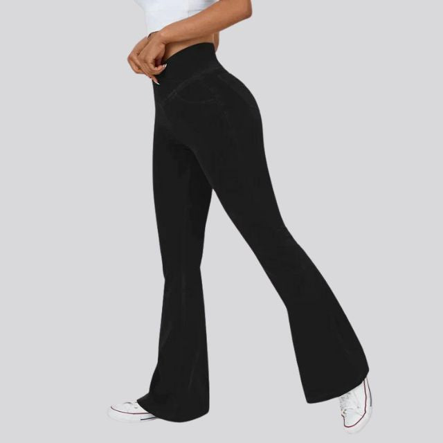 GR | Hoch taillierte Flare-Leggings