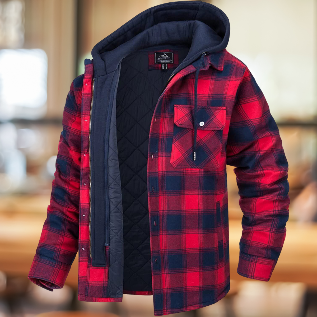 The new cozy plaid sweater 