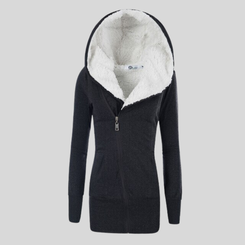GR - Dames Vest Met Capuchon Van Fleece