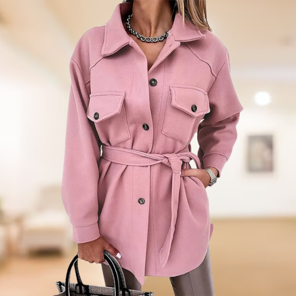 Classic polo button coat 2024