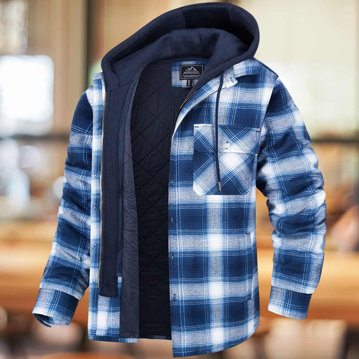 The new cozy plaid sweater 