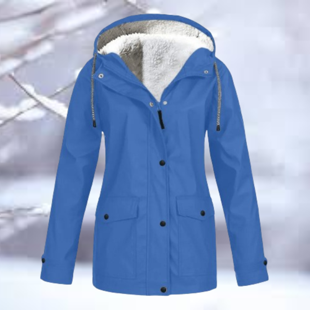 High-quality, mountain-suitable, waterproof hooded jacket