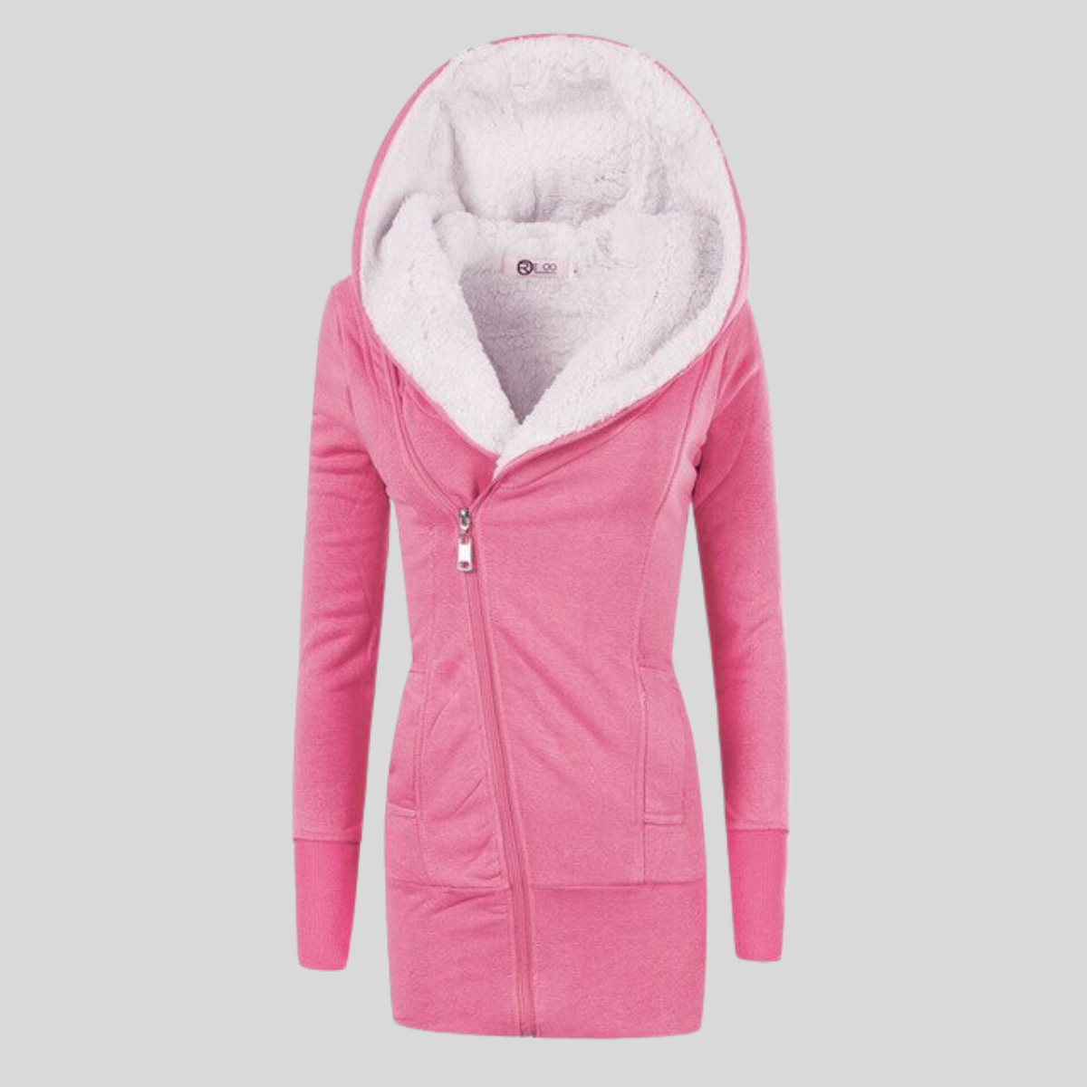 GR - Dames Vest Met Capuchon Van Fleece
