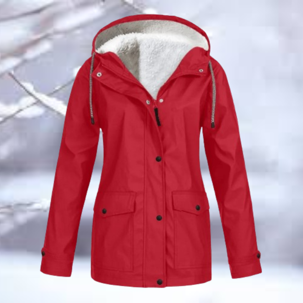High-quality, mountain-suitable, waterproof hooded jacket