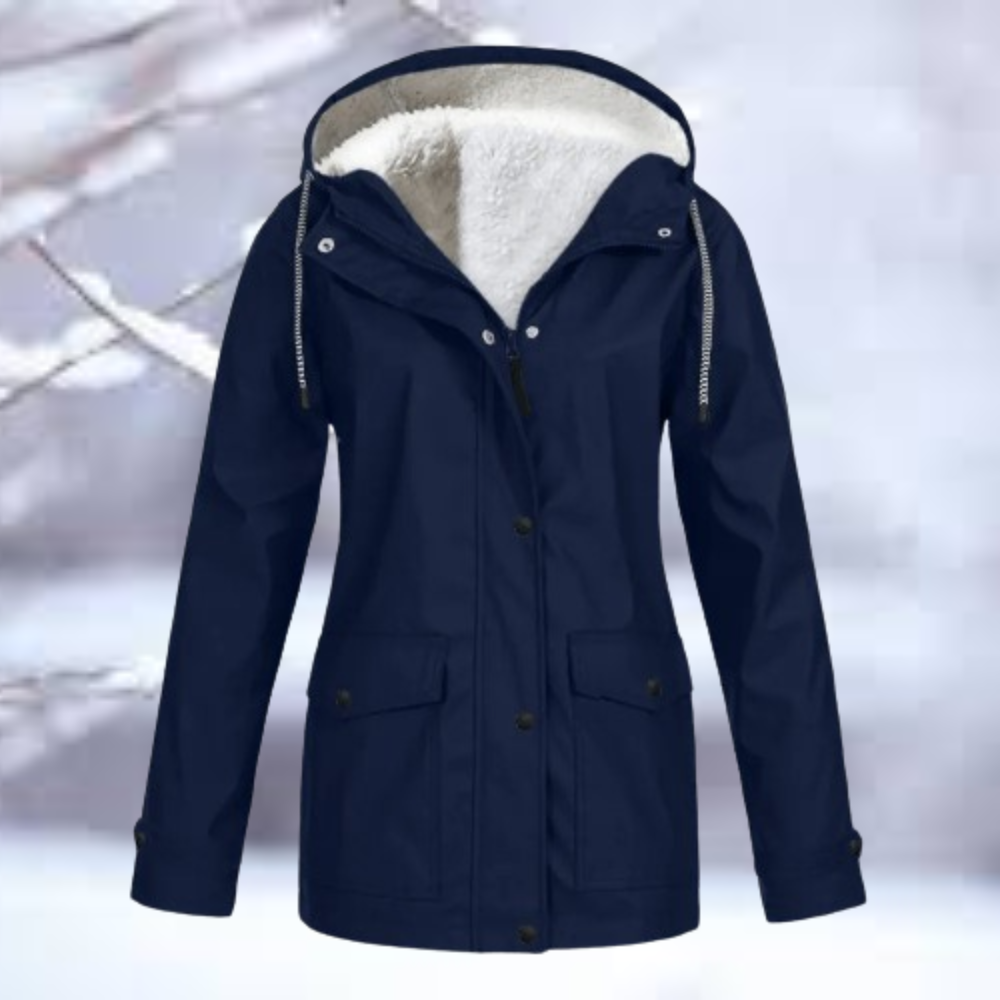 High-quality, mountain-suitable, waterproof hooded jacket