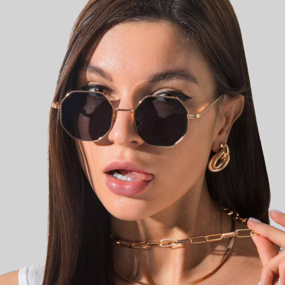 GR Money Sunglasses - Summer - Metal Polygonal