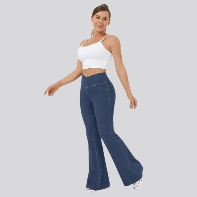 GR | Hoch taillierte Flare-Leggings