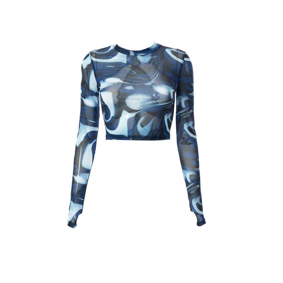 GR Top - Vintage - Transparent Mesh Shirt