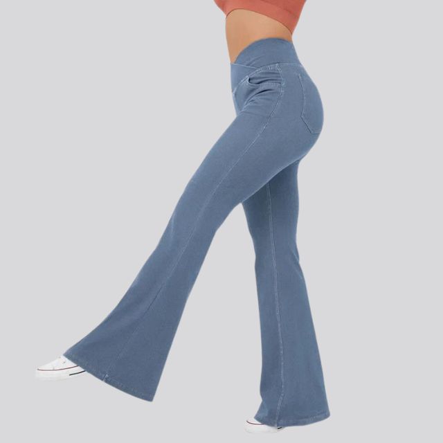 GR | Hoch taillierte Flare-Leggings