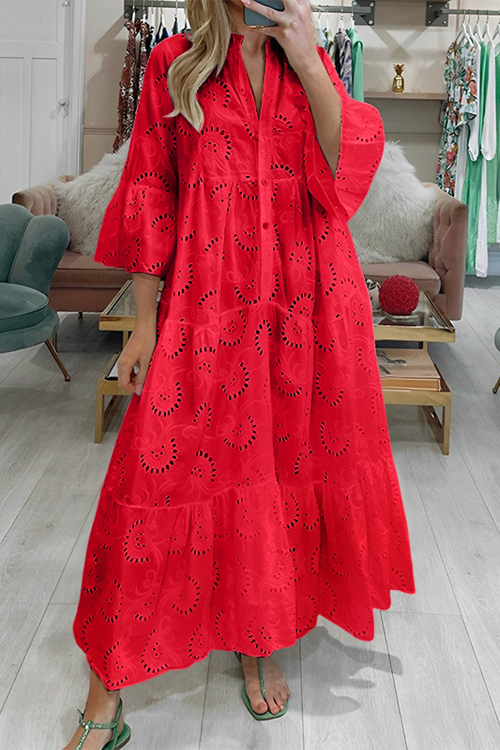 GR | Leichtes Sommerkleid Für Frauen