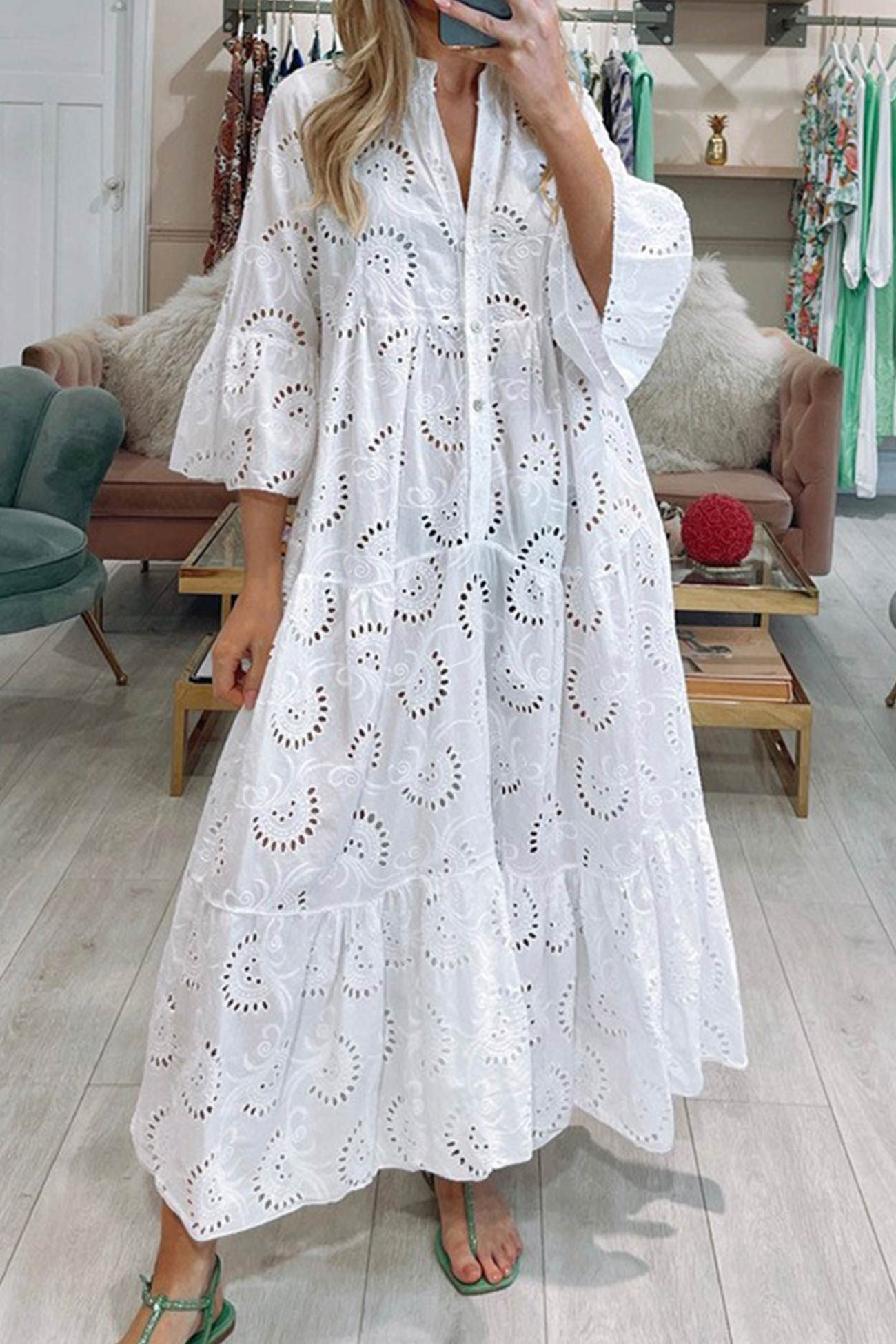 GR | Leichtes Sommerkleid Für Frauen